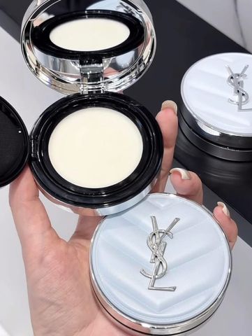 Cushion YSL BLUR VỎ XANH PASTEL Mattifying Icy Cushion 14g