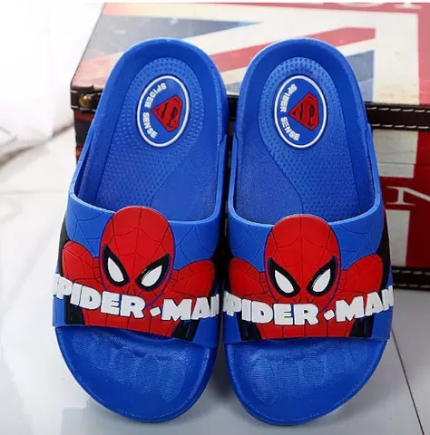 Hàng QC - Dép lê nhện siêu nhân spiderman mùa hè cho bé trai chống trơn trượt thoáng khí hoạt hình