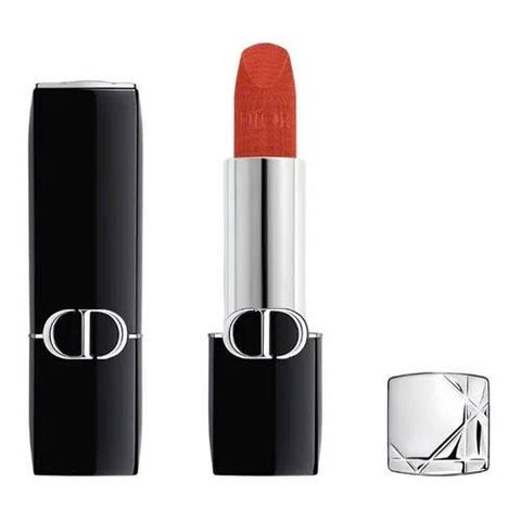 Son Dior Rouge Velvet 840 Rayonnante Chính Hãng - Màu Cam Gạch Rực Rỡ, Độ Bám Màu Cao, Dành Cho Tín Đồ Làm Đẹp 732090