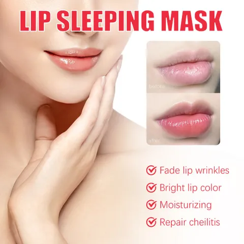 Mặt Nạ Ngủ Làm Hồng Môi Đào , Dưỡng Ẩm Sâu, Cho Đôi Môi Căng Mọng, Ửng Hổng Tươi Trẻ