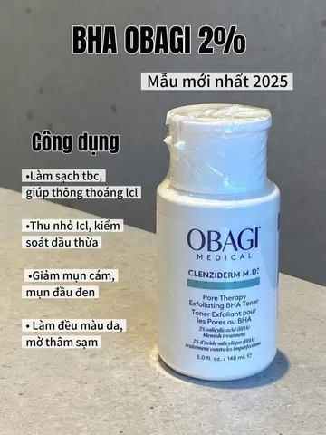 Toner OBAGI hàng công ti date 2028 bản mới nht 148ml