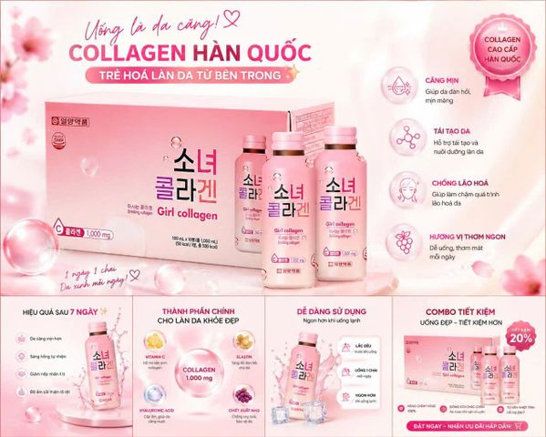 Nước Uống Girl Collagen & Perfect Collagen X3 Masilraon Hàn Quốc 732172