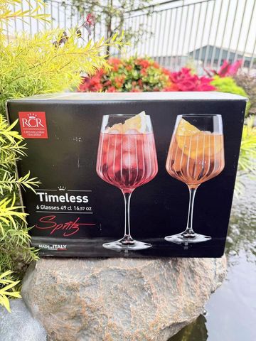 Set 6 ly vang RCR Timeless 490ml