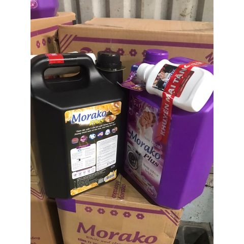 Nước giặt sả Morako plus đen 5 lít