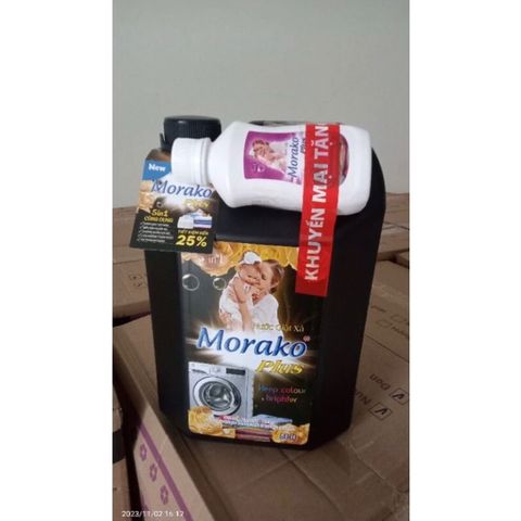 Nước giặt sả Morako plus đen 5 lít