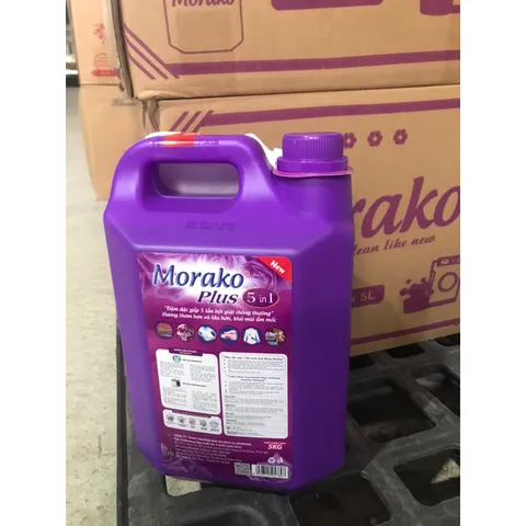 Nước giặt Morako pfus Tím 5 lít