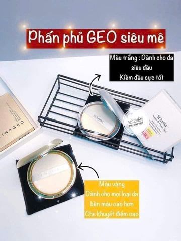PHẤN PHỦ GEO VÀNG -GEO TRẮNG