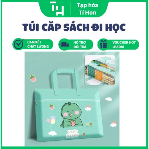 Túi Cặp Sách Chống Thấm Nước Đi Học Thêm (Màu ngẫu nhiên) (TH240)