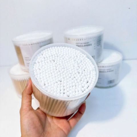 Hộp 500 Cái Tăm Bông 2 Đầu hàng nặng (TH242)