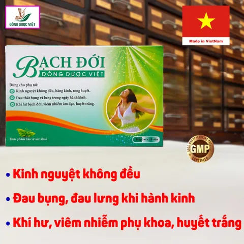 Bạch Đái Đông Dược Việt - Favim Xuân Quang - Kinh nguyệt không đều, đau bụng kinh, rong kinh, phụ khoa, bạch đới