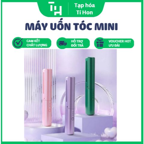 Máy uốn tóc mini không dây, lược chải tóc thẳng (TH244)