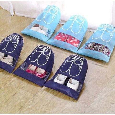 Combo 10 túi đựng giày chống bụi (Màu ngẫu nhiên) (TH245)