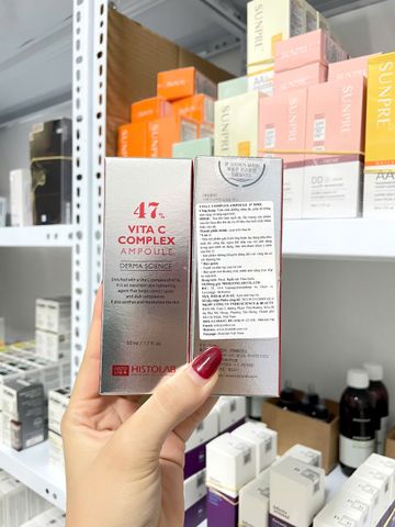 Tinh chất dưỡng trắng da Histolab Vita C complex ampoule 47% 50ml nhập khẩu chính hãng