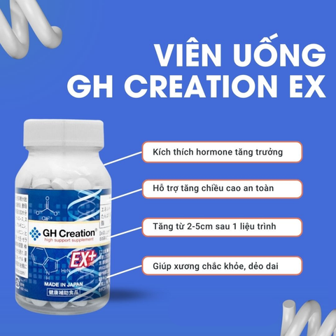 Viên Uống Tăng Chiều Cao Cho Bé GH Creation Nhật Bản - Hỗ Trợ Phát Triển Chiều Cao Tự Nhiên - 270 Viên Dinh Dưỡng Cho Trẻ Em