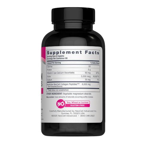 Grassfed Collagen peptides Vitamin C Biotin của Mỹ - Giúp trẻ hóa da