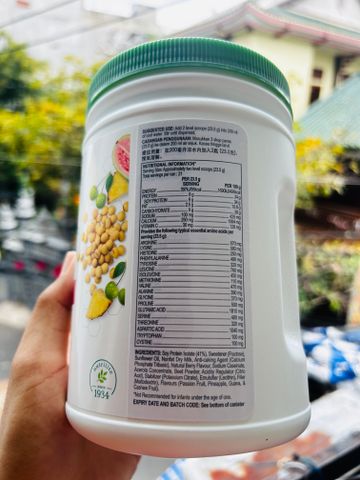 Protein Thực Vật Amway Nutrilite Berry – Dinh dưỡng cân bằng, hỗ trợ sức khỏe toàn diện