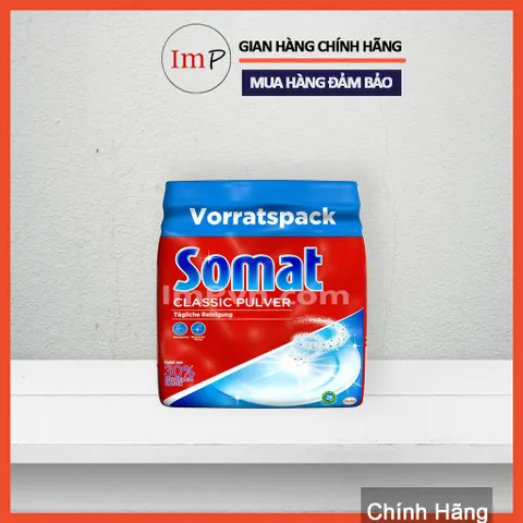 Bột rửa bát Somat  - Bột rửa chén Alio - Hàng nhập nội địa Đức - Bột rửa chén bát Finish Classic