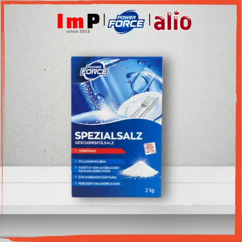 Muối rửa bát Alio(Power Force) Finish ImS - Muối làm mềm nước cho máy rửa chén bát - Muối Isarel ImS  - ImP