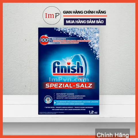 [FREESHIP] Muối rửa bát Finish 1.5kg - Muối rửa chén Finish 1.2kg - Muối làm mềm nước  - ImP