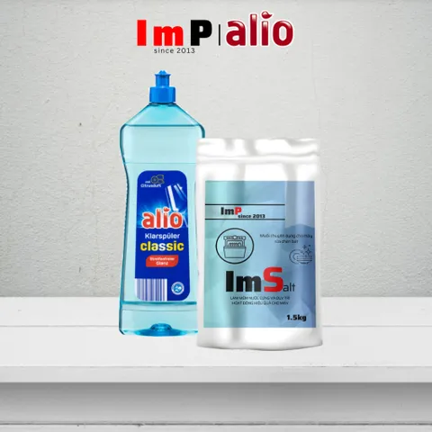 [FREESHIP] Combo Muối làm mềm Alio Power Force và nước làm bóng Alio -(hoặc muối ImS) - ImP