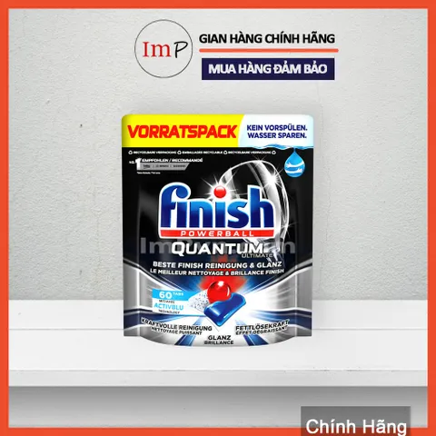 [FREESHIP]  Viên rửa bát Finish Quantum All in one - Ultimate All in one - Viên rửa bát cao cấp 12in1, 14in1  - ImP