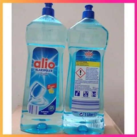 Nước làm bóng trợ xả cho máy rửa bát Alio - Power Force Set 1000ml x2chai  - Hàng nội địa Đức -  ImP