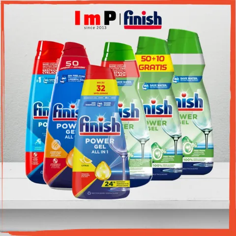 GEL rửa bát FINISH All in one (Max) - Gel Eco 10in1 dành cho máy rửa chén bát  - ImP