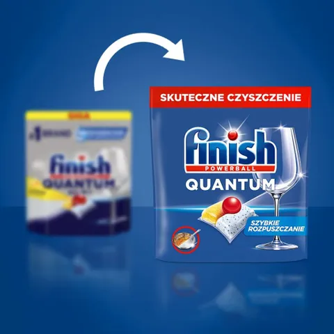 Viên rửa chén bát FINISH ALL IN ONE - FINISH QUANTUM - ULTIMATE Plus - All in One  - ImP