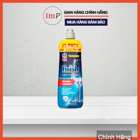 [TRỢ GIÁ THƯƠNG HIỆU] Nước làm bóng chén bát trợ xả Finish 800ml  - ImP