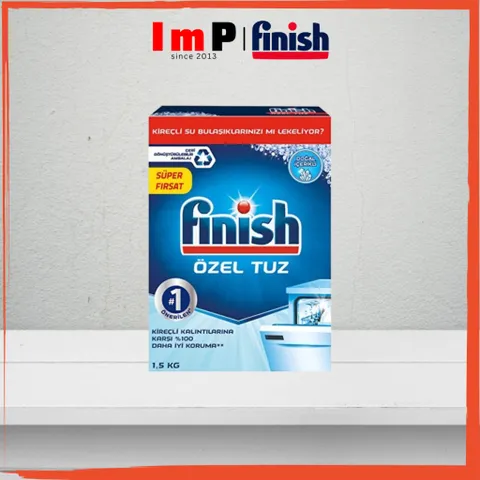 Muối rửa bát Finish 1.5kg -1kg - 2kg  làm mềm nước chuyên dụng - ImP