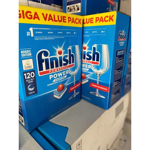 Viên rửa chén bát Finish All in one 10in1 - Essential 6in1 - Tính năng vượt trội - Chính hãng - ImP