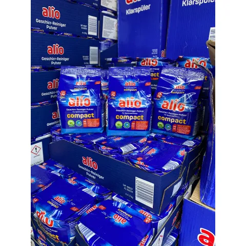 Bột rửa chén bát Finish Classic - Bột rửa bát Alio Compact (Power Force) dành cho máy rửa chén bát  - ImP