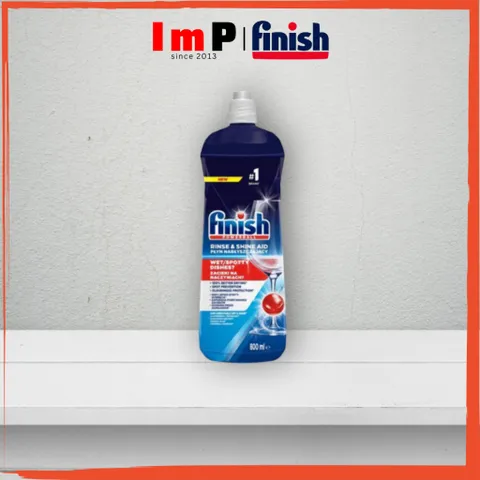 Nước làm bóng trợ xả máy rửa bát Finish 800ml Chuyên dùng cho máy rửa chén bát  - ImP
