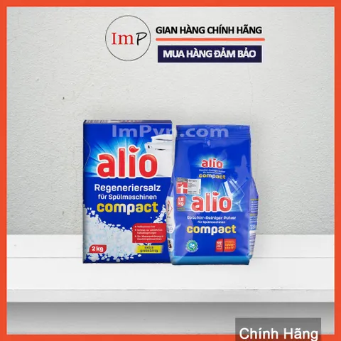 [TRỢ GIÁ] Combo Bột rửa và muối làm mềm nước Alio - Set Bột Alio Power Force muối ImS - ImP