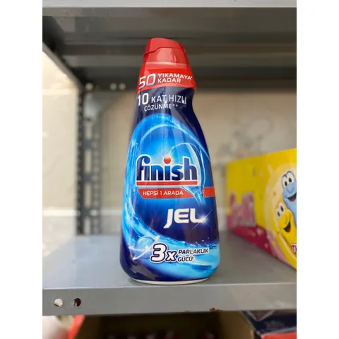 Gel rửa bát Finish Classic 1500ml - Gel rửa chén Finish All in One Max 1000ml  - ImP