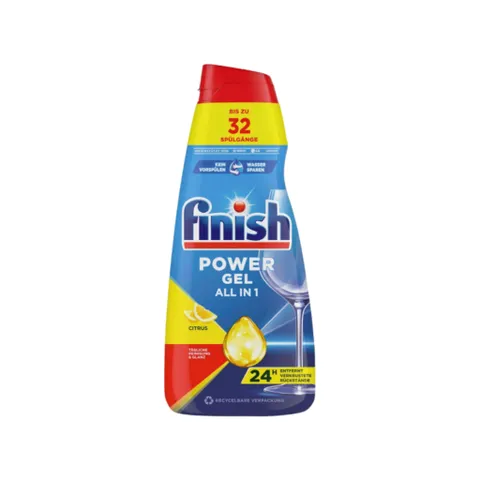 Gel rửa bát Finish Classic 1500ml - Gel rửa chén Finish All in One Max 1000ml  - ImP