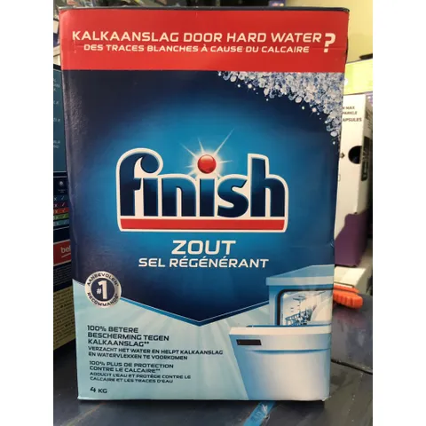 Muối làm mềm nước cho máy rửa bát Finish 4kg - 2kg - 1.5kg - 1kg - ImP chính hãng