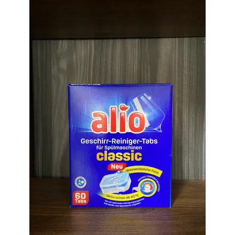 [FreeShip] Viên rửa bát Alio Classic Hộp 60 viên (mẫu mới) - Hàng nội địa Đức mùi nhẹ dễ chịu  - ImP