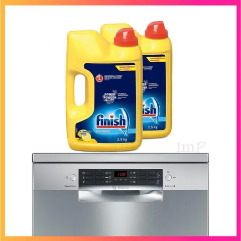 [FLASHSALE] Combo 5kg Bột rửa chén bát Finish Classic dành cho máy  - ImP
