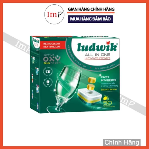 Viên rửa chén bát Ludwik All in one Ultimate (01 viên lẻ dùng thử)  - ImP