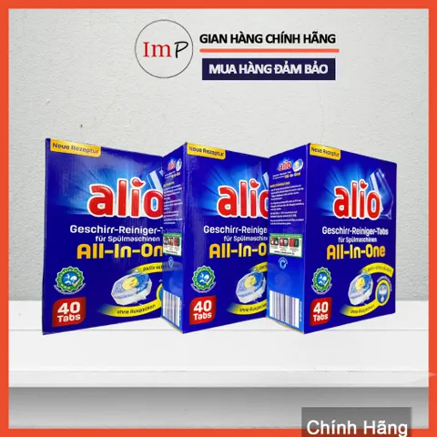 Set Viên rửa chén bát ALIO  All in one 120v - Hàng nội địa Đức - Ít mùi - ImP