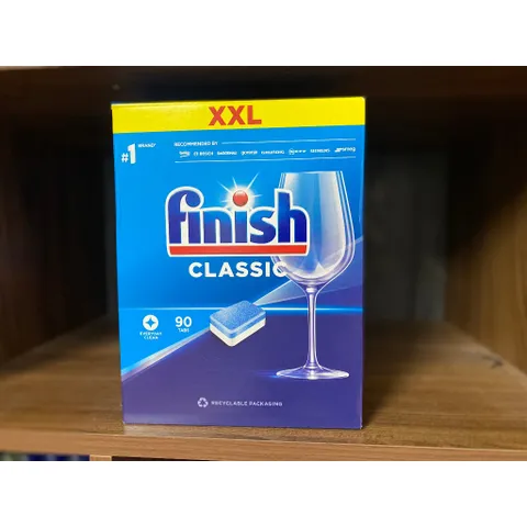 Viên rửa bát Finish Classic mẫu mới nhất, Dễ chia cắt cho máy nhỏ hoặc ít bát đĩa - Hàng chính hãng
