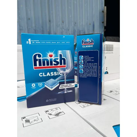 Viên rửa bát Finish Classic mẫu mới nhất, Dễ chia cắt cho máy nhỏ hoặc ít bát đĩa - Hàng chính hãng