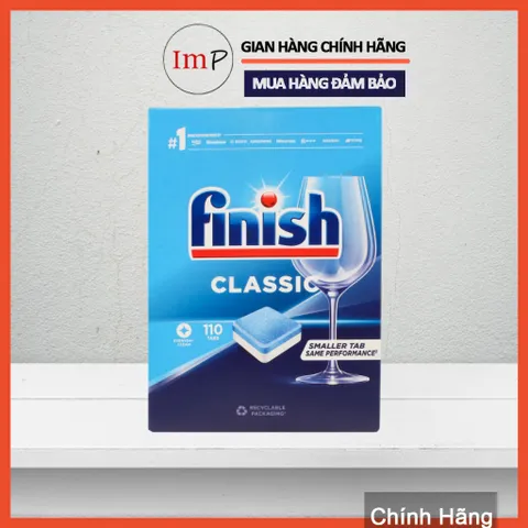Viên rửa bát Finish Classic mẫu mới nhất, Dễ chia cắt cho máy nhỏ hoặc ít bát đĩa - Hàng chính hãng