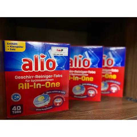 Set Viên rửa chén bát ALIO  All in one 120v - Hàng nội địa Đức - Ít mùi - ImP