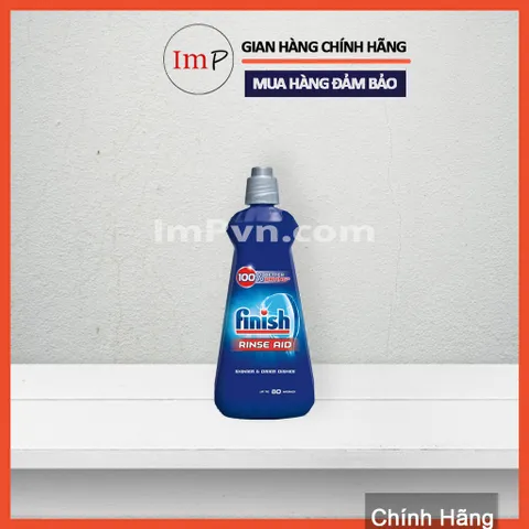Nước làm bóng Finish 400ml - Chất trợ xả cho máy rửa bát  - ImP