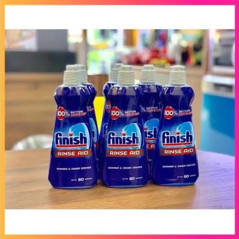 Nước làm bóng Finish 400ml - Chất trợ xả cho máy rửa bát  - ImP