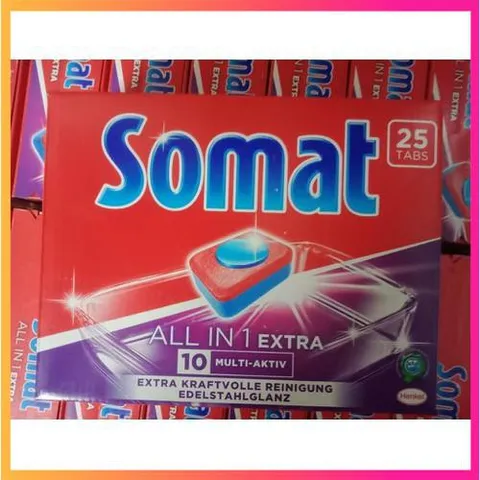 Combo Viên rửa bát Somat All in one Extra 50 viên  - ImP