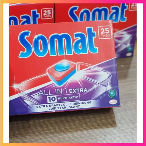 Combo Viên rửa bát Somat All in one Extra 50 viên  - ImP