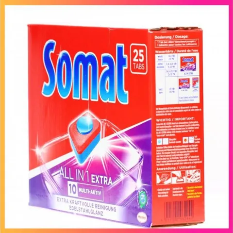 Combo Viên rửa bát Somat All in one Extra 50 viên  - ImP